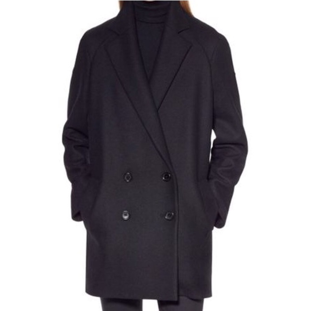 Theory Black Cafe Jacket Coat